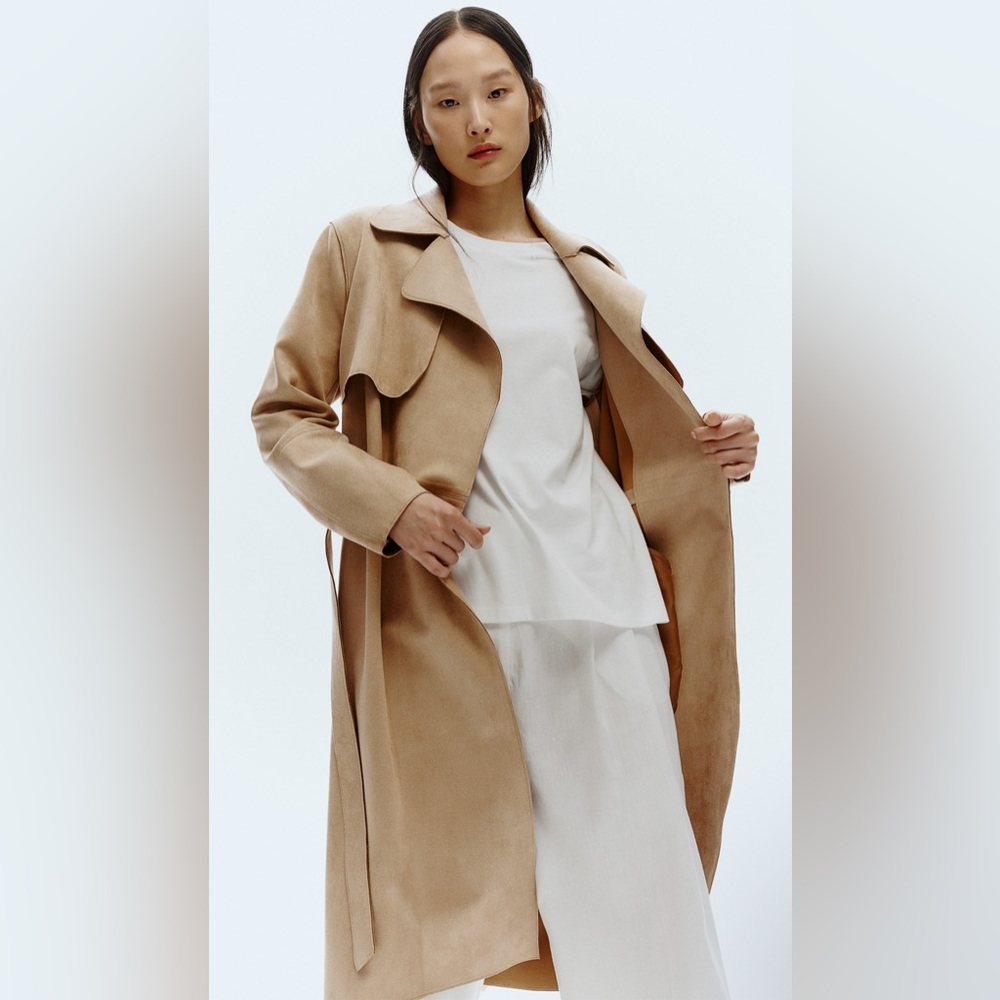 H&M Classic Beige Trench Coat